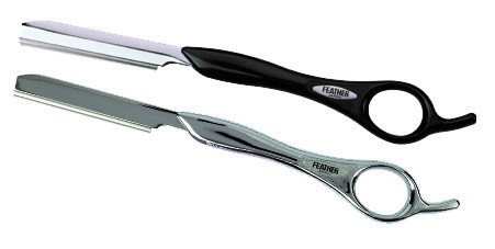 Feather Styling Razor Black / Silver
