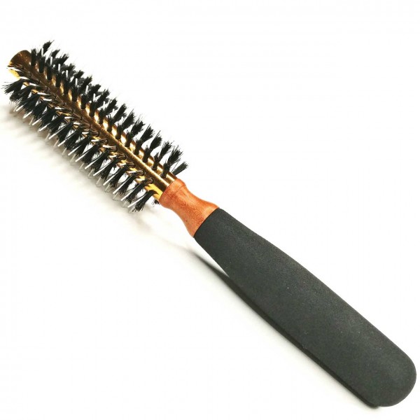 Round Hair Brush with Nylon &amp; Boar Bristles
