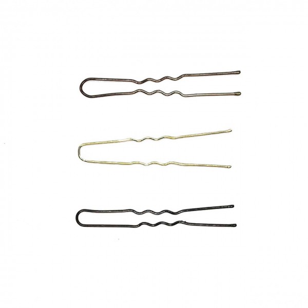 Curl Pins 5 cm Black | Brown | Gold - 250 g